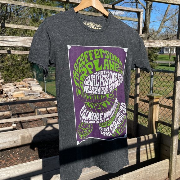 Jefferson Airplane Roots Of Rock Short Sleeve Psychedelic T-Shirt Adult Small - Picture 2 of 7